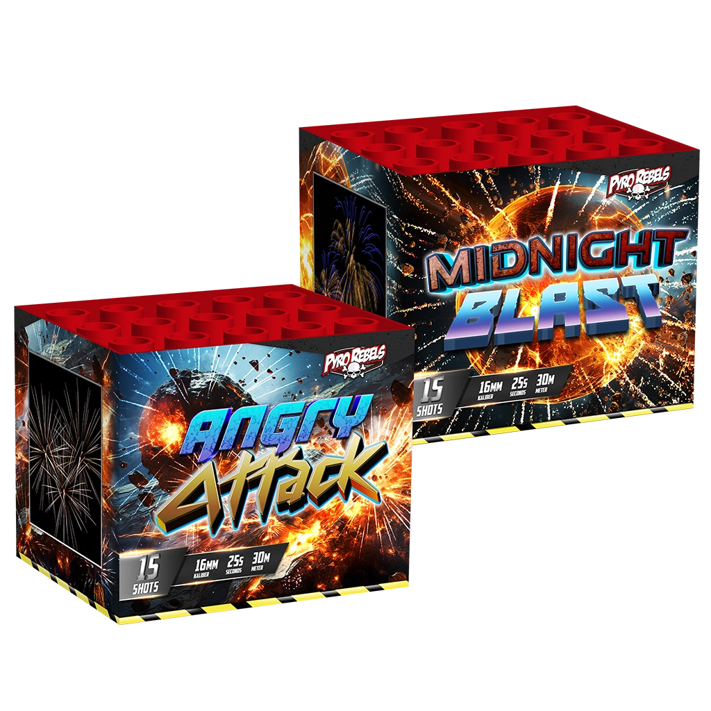 ANGRY ATTACK - MIDNIGHT BLAST 15 SHOTS