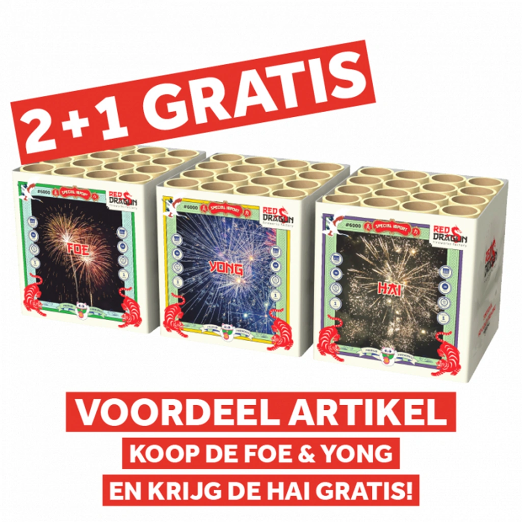 Foe - Yong - Hai = 2+1 GRATIS!