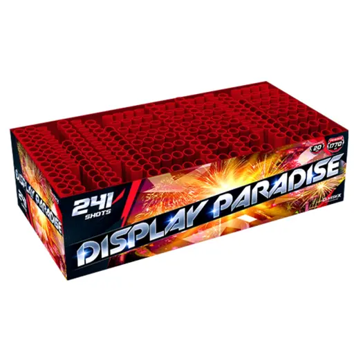 [5125] PYROSHOW DISPLAY PARADISE 241 SHOTS